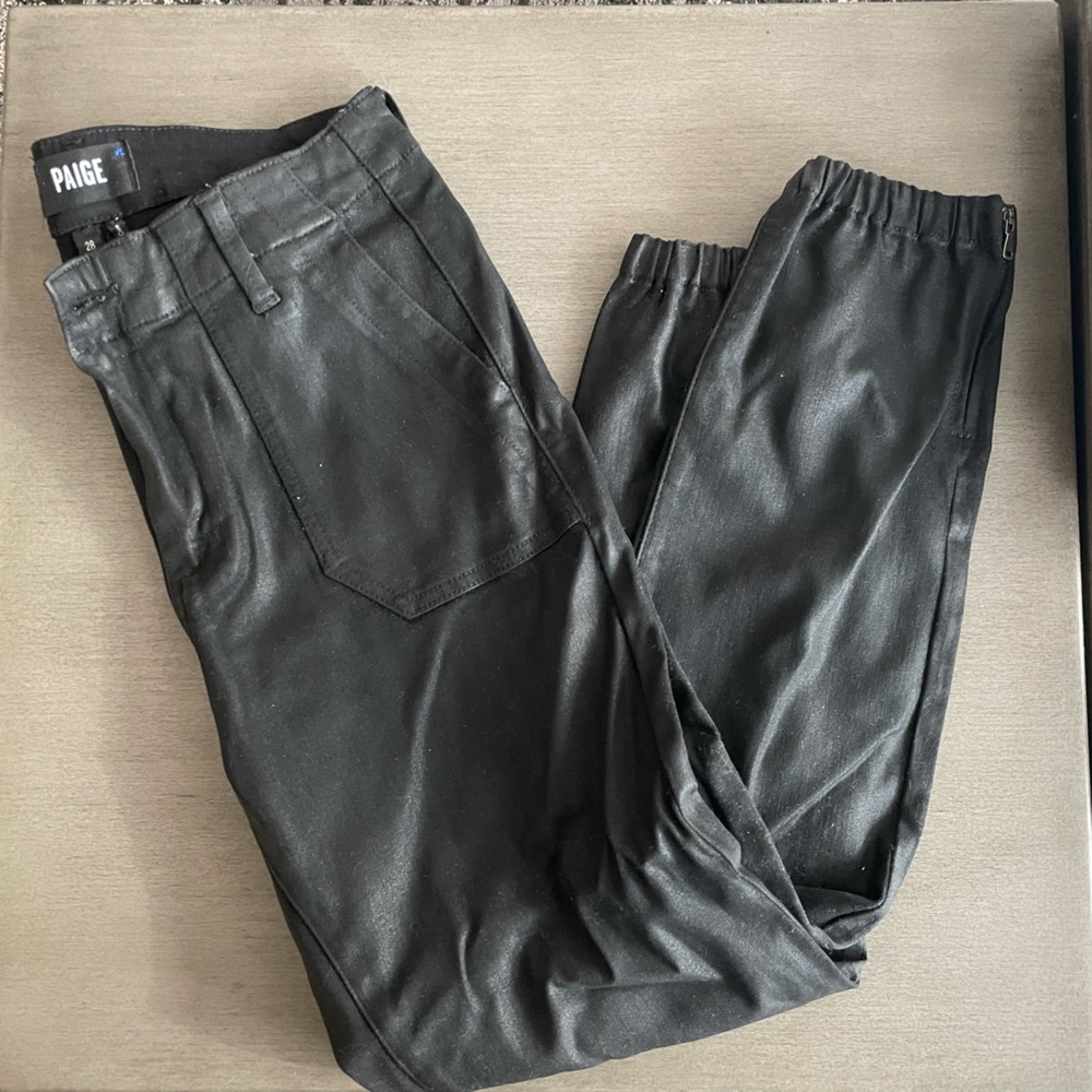 PAIGE leather joggers